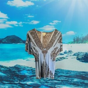 EMERALD BEACH BOHO COVERUP SIZE M NWOT